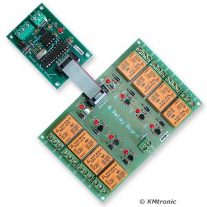 RS485 8 Channel Relay Controller, 12VDC, RS485 BUS ID: 02, Relays: 9-16