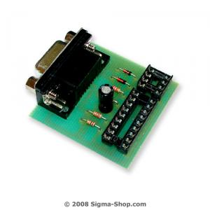 Simplified E-Eprom programmer for PIC 16F84 and 24Cxxx