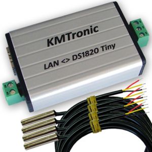 Control4 compatible LAN DS18B20 WEB Temperature Monitor 4 Sensors Complete