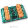 Eight RELAY BOARD ready for your PIC, AVR project - 24V
