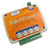 RS232 Serial COM controlled 4 Channel Relay Board with Clips for DIN Mount Rail